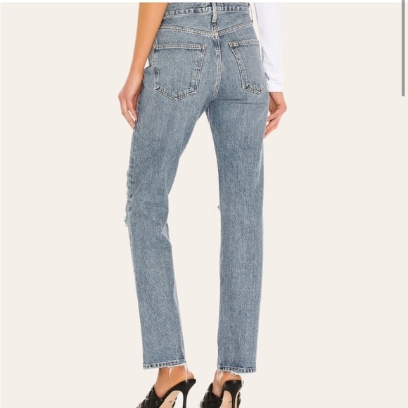 Agolde Lana Jean Mid Rise Vintage Straight Leg Denim Size 29 - Picture 4 of 13